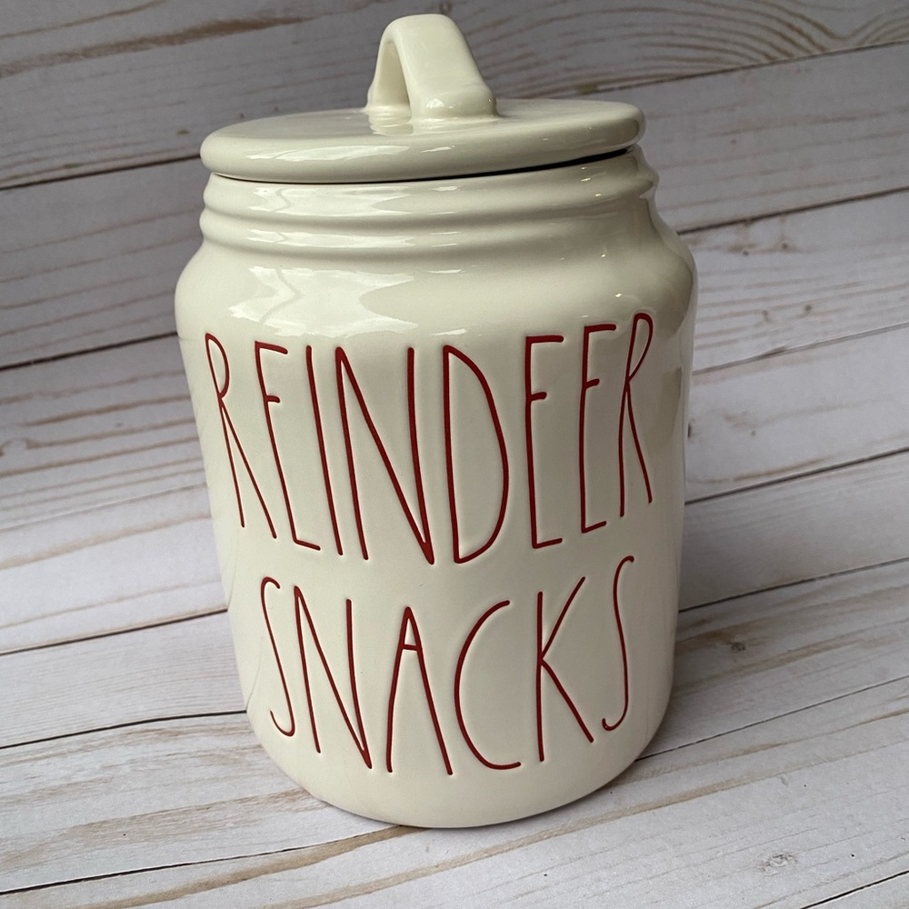 Rae Dunn Rae Dunn Reindeer Snacks Christmas Canister